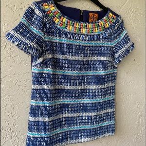 Tory Burch Joan Tweed Top
